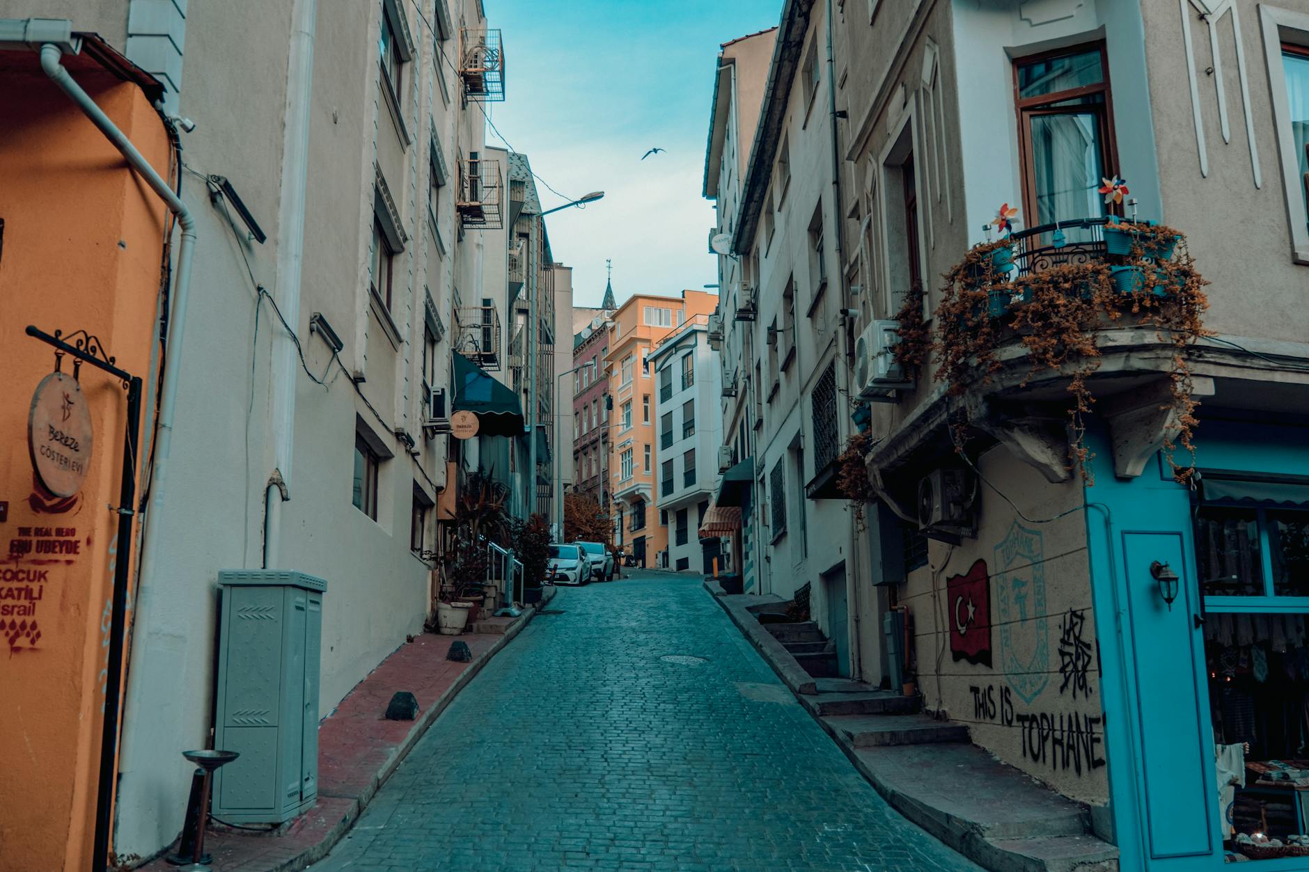 Tophane and Salıpazarı backstreets walking route with Art Nouveau architecture and 2026 cafe prices